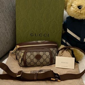 Gucci original belt bag bought in Paris. Unused brand new in box  with receipt.